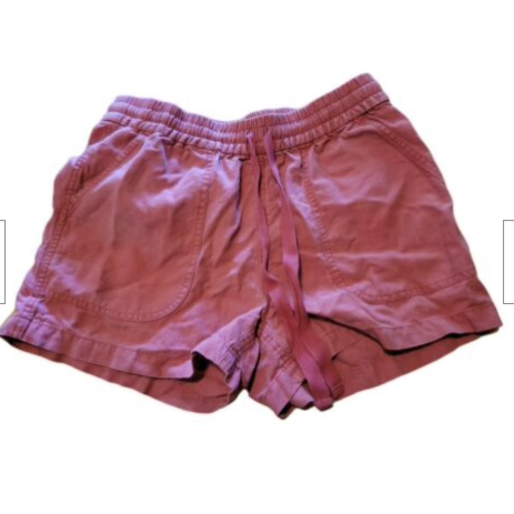 Point Sur J. Crew Women's XXS Pull On Drawstring Linen Blend Shorts